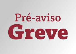 Informação sobre pré-aviso de greve – dias 23 e 24 de outubro