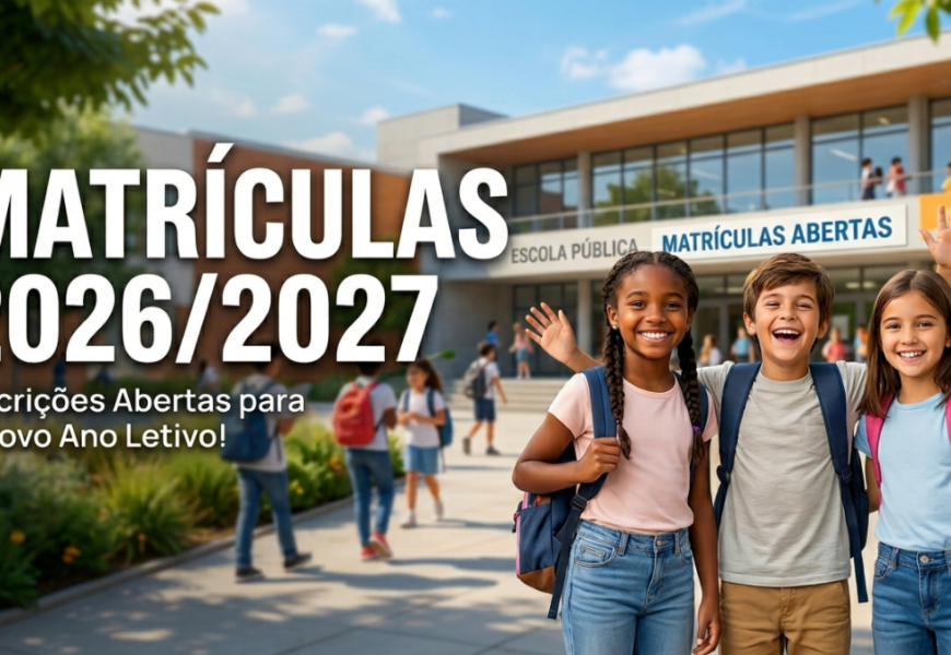 Matrículas Educação pré-escolar e 1.º ano de escolaridade